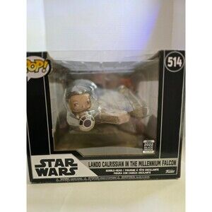 Funko Pop! Lando Calrissian in The Millennium Falcon #514 Star Wars- NIB - JUMBO